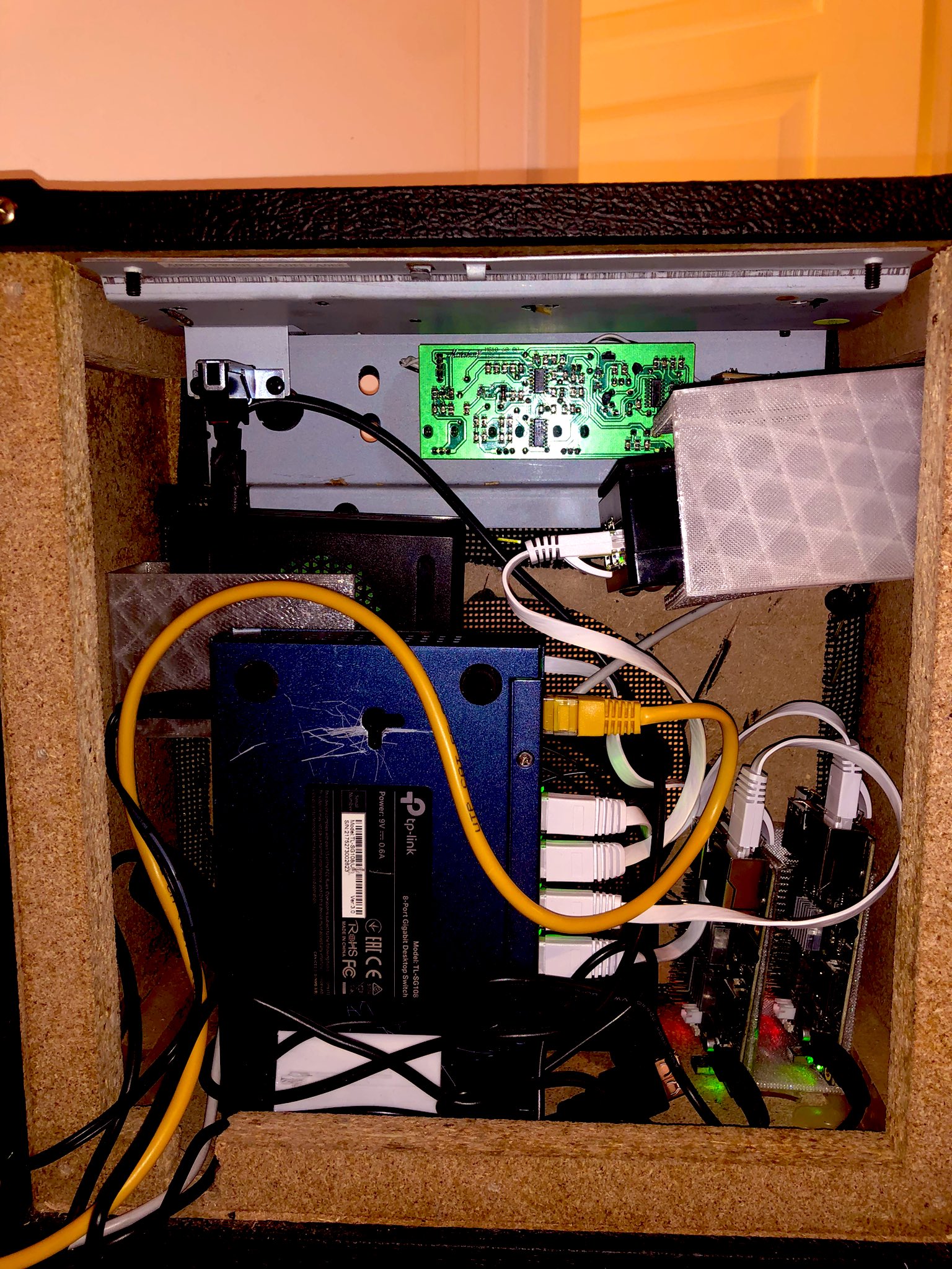 Interieur du cluster